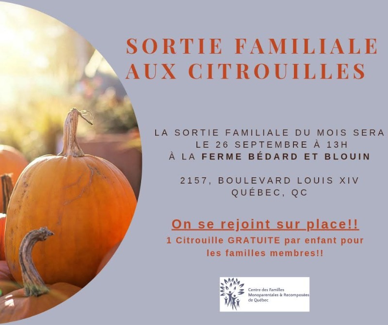 Sortie aux citrouilles 2026